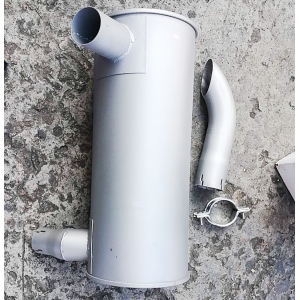 excavator engine exhaust muffler for